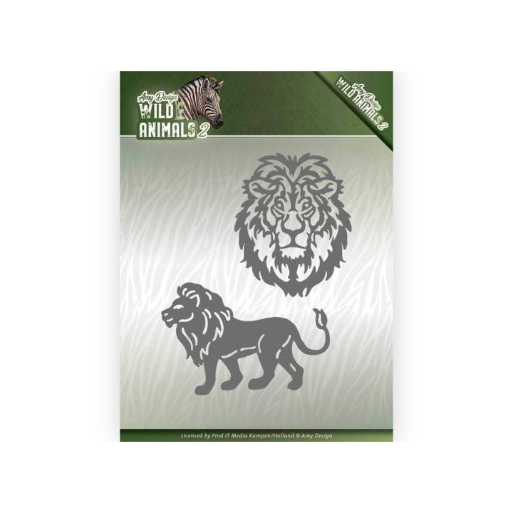 (ADD10177)Dies - Amy Design - Wild Animals 2 - Lion
