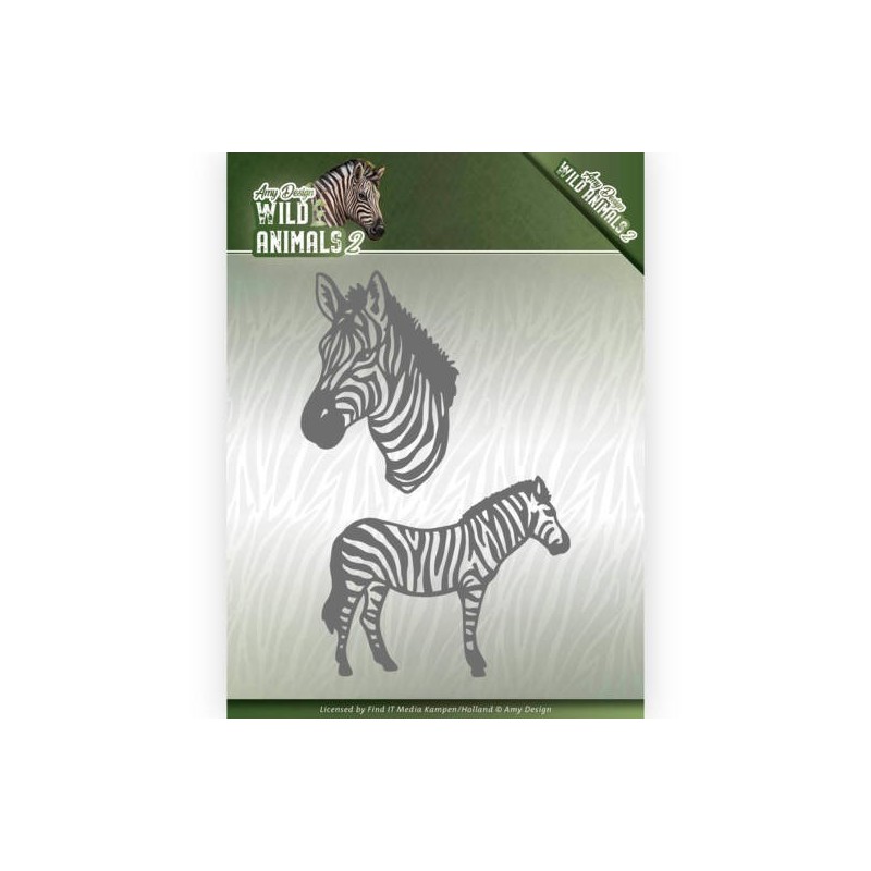 (ADD10178)Dies - Amy Design - Wild Animals 2 - Zebra