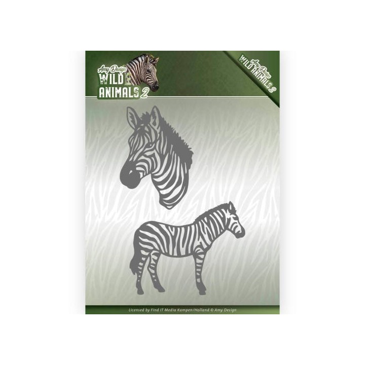 (ADD10178)Dies - Amy Design - Wild Animals 2 - Zebra
