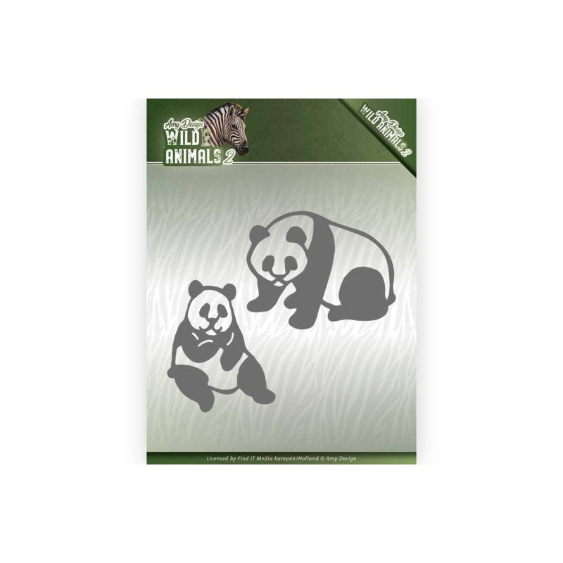 (ADD10180)Dies - Amy Design - Wild Animals 2 - Panda Bear