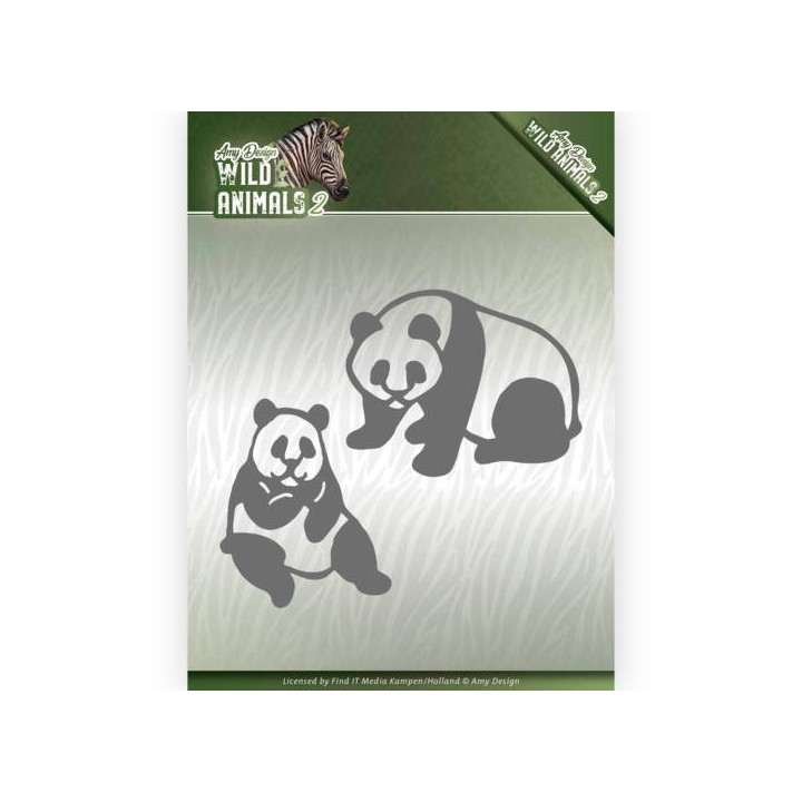 (ADD10180)Dies - Amy Design - Wild Animals 2 - Panda Bear