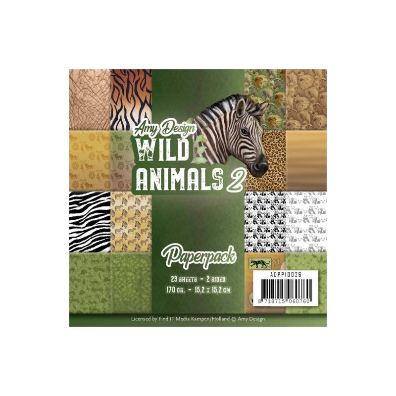 (ADPP10026)Paperpack - Amy Design - Wild Animals 4