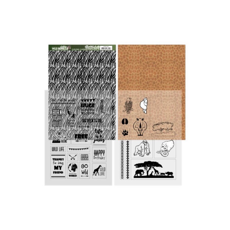 (ADMC1002)Sheets Zebra - Amy Design - Wild Animals 2