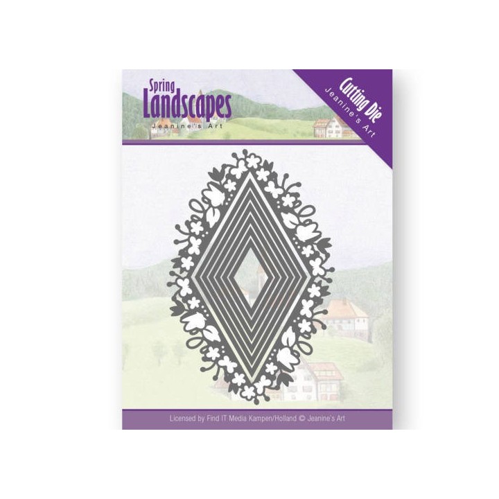 (JAD10066)Dies - Jeanine's Art - Spring Landscapes - Spring Diamond