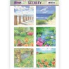 (CDS10008)Die Cut Topper - Scenery Jeanines Art - Spring Landscapes 1