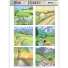(CDS10009)Die Cut Topper - Scenery Jeanines Art - Spring Landscapes 2