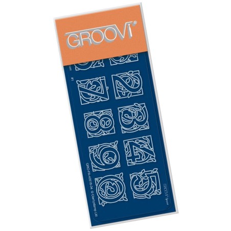 (GRO-WO-41051-22)Groovi® SPACER plate A6 CELTIC NUMBERS