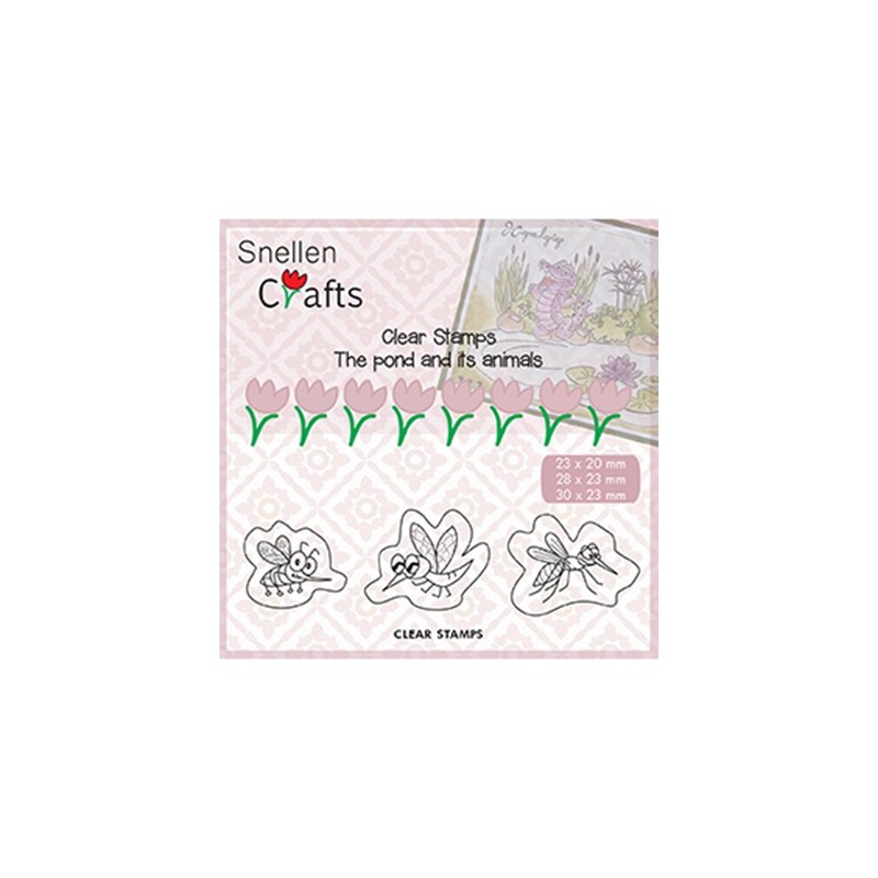 (CLP004)Snellen crafts Clearstamp - insects