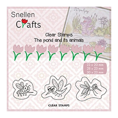 (CLP004)Snellen crafts Clearstamp - insects