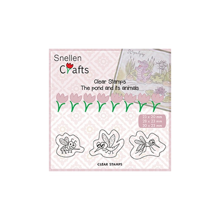 (CLP004)Snellen crafts Clearstamp - insects