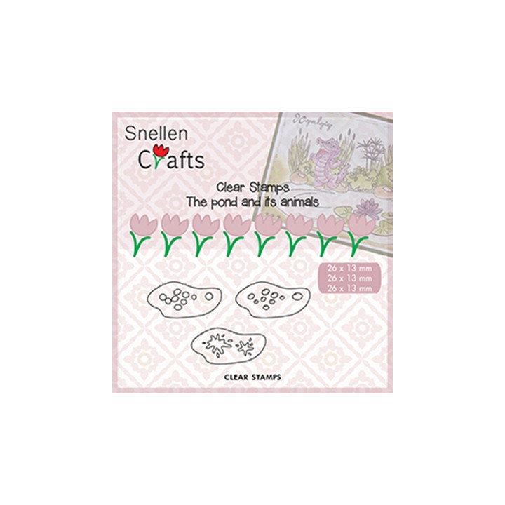 (CLP006)Snellen crafts Clearstamp - air bubbles