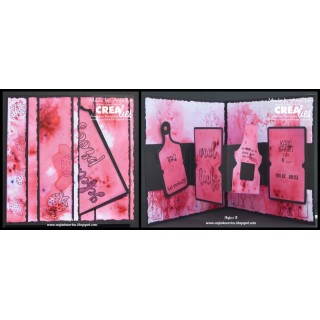 (CNLXXL93)Crealies Crea-Nest-Lies XXL no. 93 Squares with rough edges