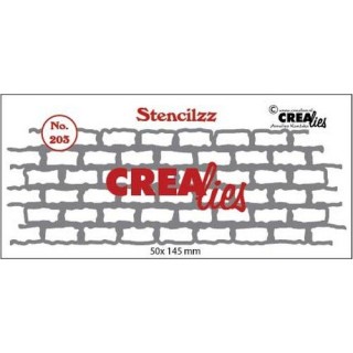 (CLST203)Crealies Stencilzz no. 203 stones