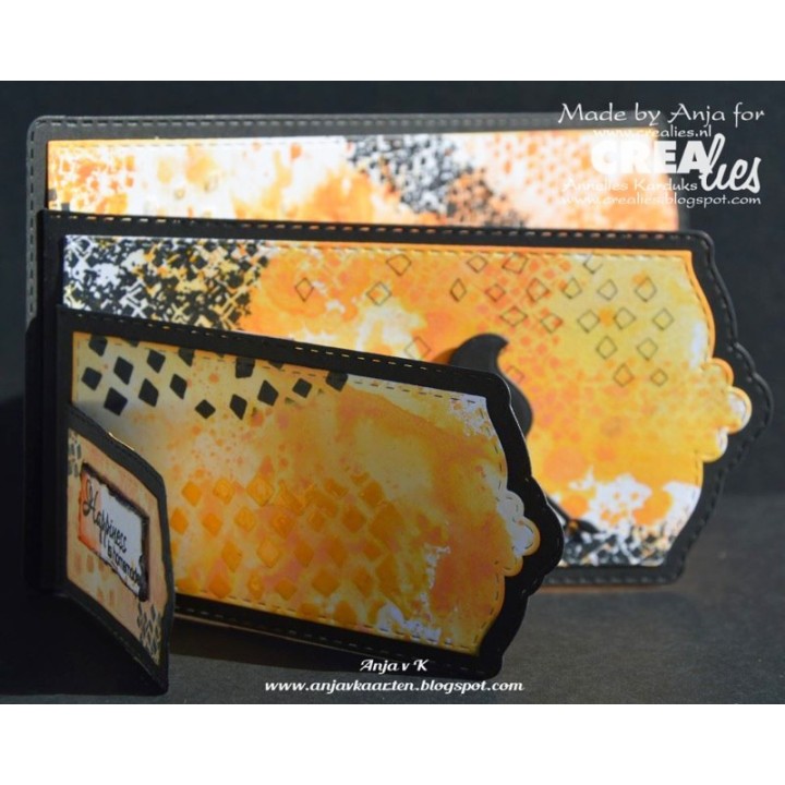 (CLST204)Crealies Stencilzz no. 204 mesh