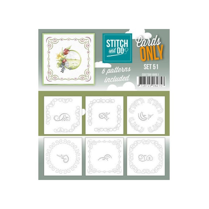 (COSTDO10051)Stitch & Do - Cards only - Set 51