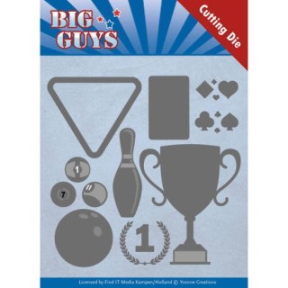 (YCD10170)Dies - Yvonne Creations - Big Guys - Play to Win