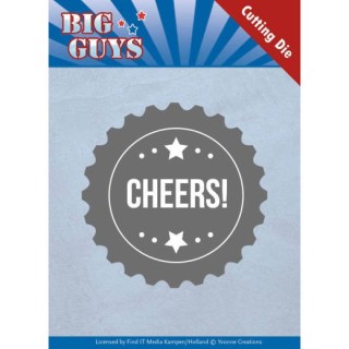 (YCD10176)Dies - Yvonne Creations - Big Guys - Cheers