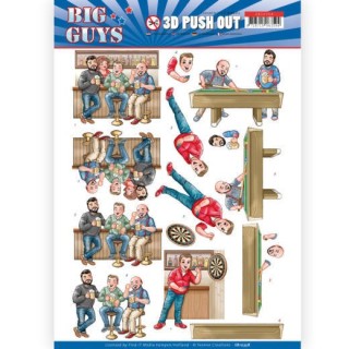 (SB10358)3D pushout - Yvonne Creations- Big Guys - Pub Night