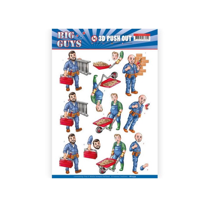 (SB10359)3D pushout - Yvonne Creations- Big Guys - Repairs