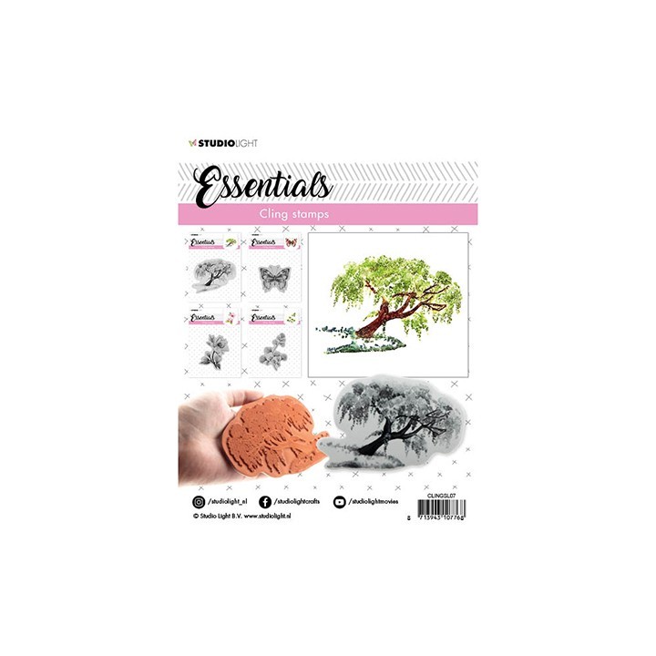 (CLINGSL07)StudioLight Cling Stamp Essentials, nr.07
