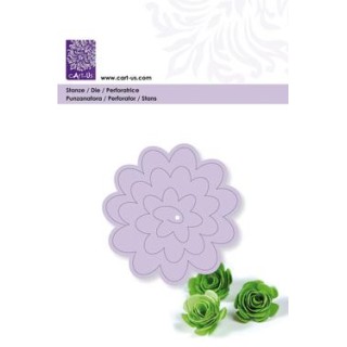 (18560136)Pochoir perfor.3D fleur 2