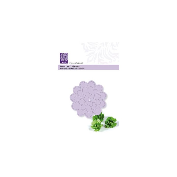 (18560136)Stanzschablone 3D Blume 2