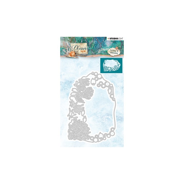 (STENCILOV193)Studio Light Cutting and Embossing Die Ocean View nr.193