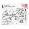 (IFS016)Nellie`s Choice Clearstamp - Wintery park with bench