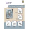(CT027)Nellie's Choice Clear Stamp Christmas time Wintery scene with church & reindeer