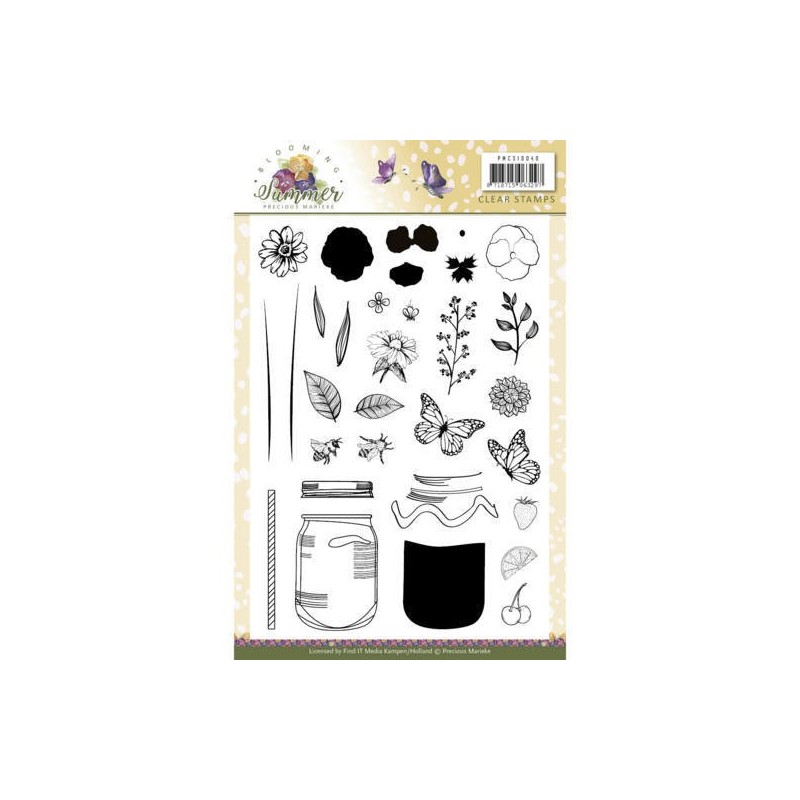 (PMCS10040)Clear Stamps - Precious Marieke - Blooming Summer
