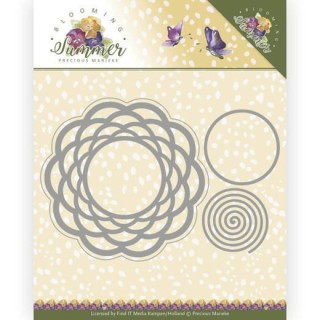 (PM10152)Dies - Precious Marieke - Blooming Summer - Braided Circle