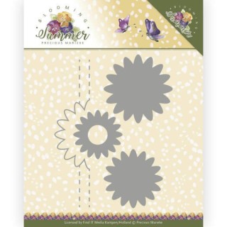 (PM10153)Dies - Precious Marieke - Blooming Summer - Pop-up Flower 1