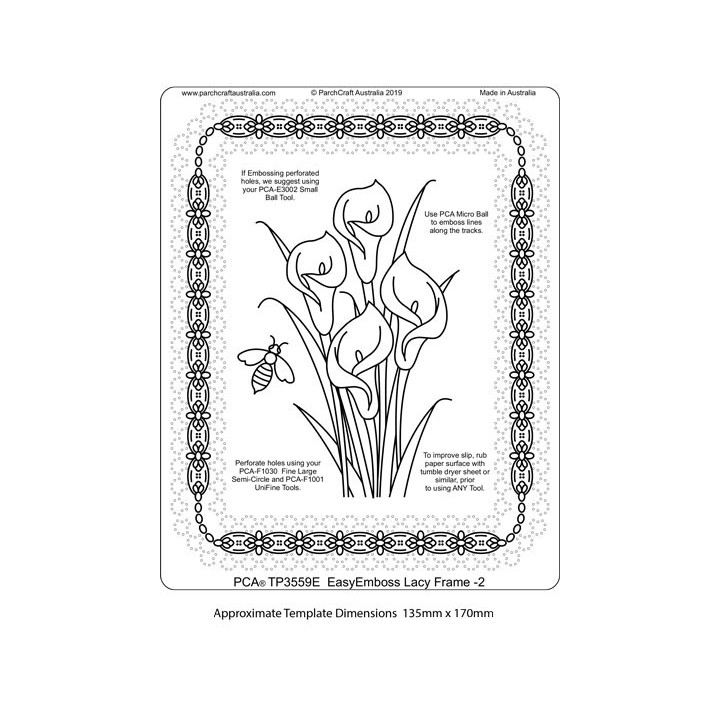 (TP3559E)PCA® - EasyEmboss Lacy Frame - 2