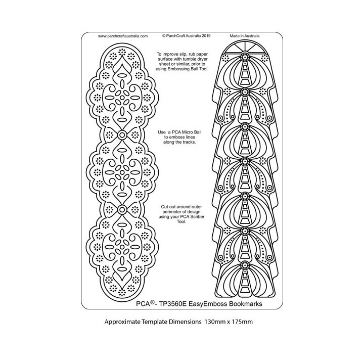 (TP3560E)PCA® - EasyEmboss Bookmarks