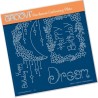 (GRO-FL-41252-03)Groovi Plate A5 TINA'S DREAM FLOWERS