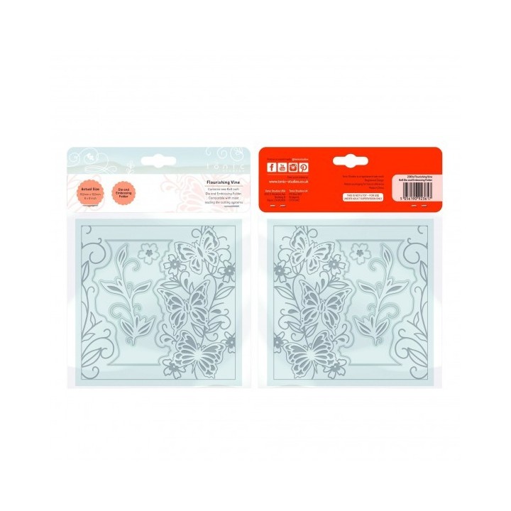 (2361E)Tonic Studios • Essentials die & embossing flourishing vine