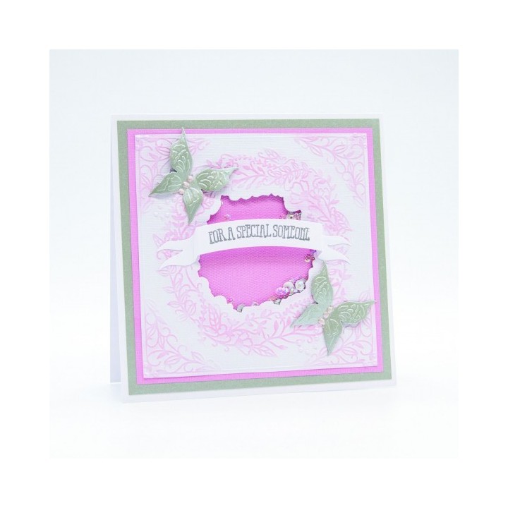(2362E)Tonic Studios • Essentials die & embossing enchant wreath