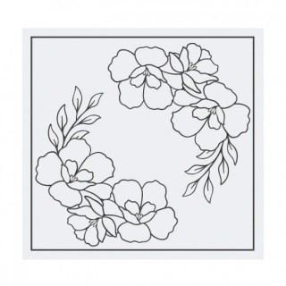 (2457E)Tonic Studios • Embossing folder beautiful blossom