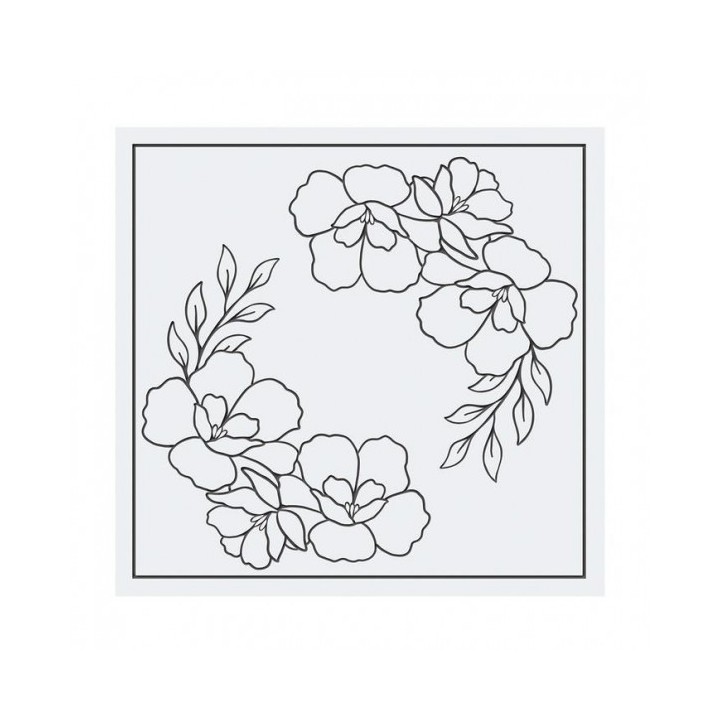 (2457E)Tonic Studios • Embossing folder beautiful blossom