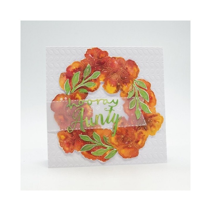 (2457E)Tonic Studios • Embossing folder beautiful blossom