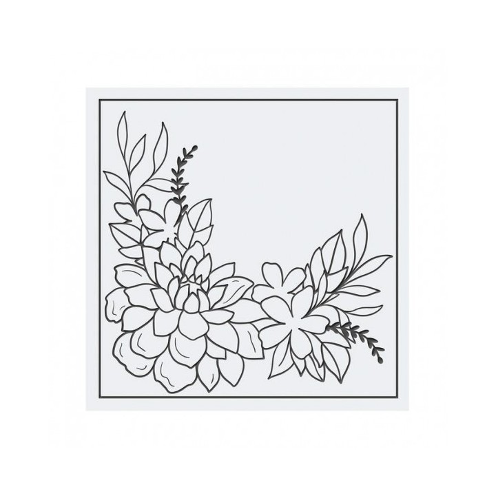 (2458E)Tonic Studios • Embossing folder flourishing garden