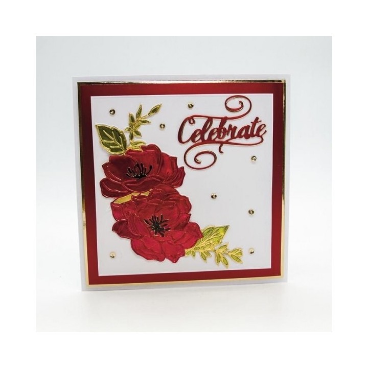 (2459E)Tonic Studios • Embossing folder botanical bloom