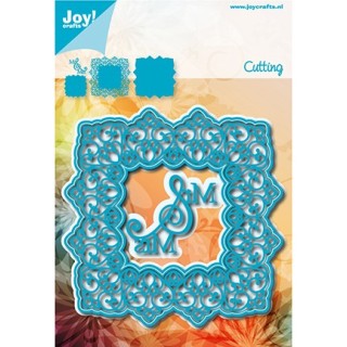 (6002/1258)Cutting dies - Noor- Blue square