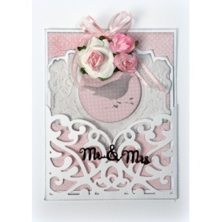 (6002/1270)Cutting dies wedding invitations -pocket