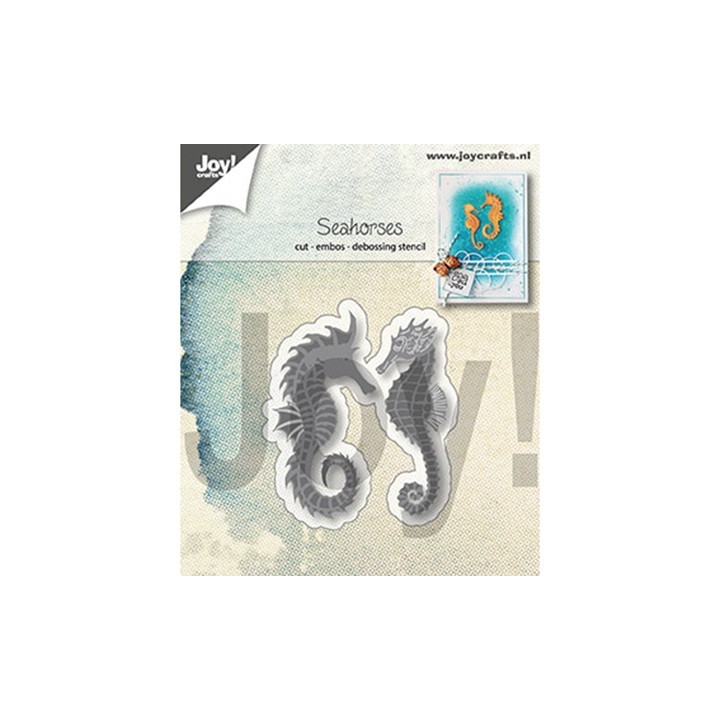 (6002/1296)Cutting, embossing & debossing dies seahorses