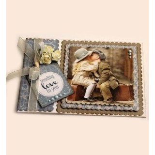 (6002/1301)Cutting dies scalloped square