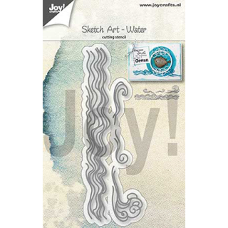 (6002/1304)Cutting dies Sketch Art - water