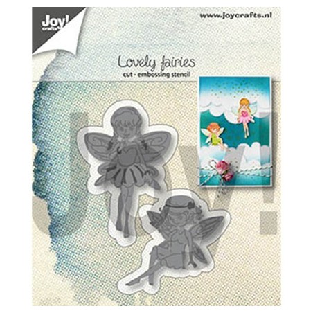 (6002/1306)Cutting & embossing dies lovely fairies