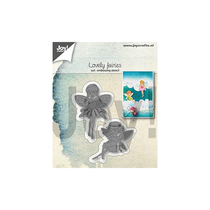 (6002/1306)Cutting & embossing dies lovely fairies