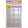 (EF3D002)Nellie's Choice Embossing folder Backgrounds Flowers-2